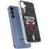 NBA Chicago Bulls Dark Rust Galaxy A55 5G Clear Case