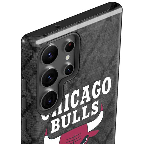 NBA Chicago Bulls Dark Rust Galaxy S23 Ultra Pro Case