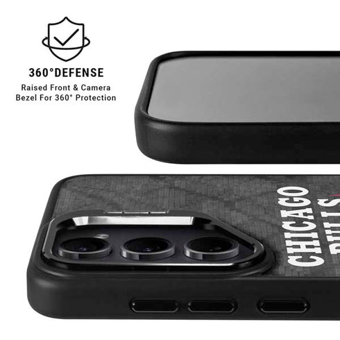 NBA Chicago Bulls Dark Rust Galaxy S25 Kickstand Case