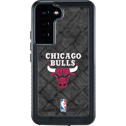NBA Chicago Bulls Dark Rust Galaxy S24 Plus Waterproof Case