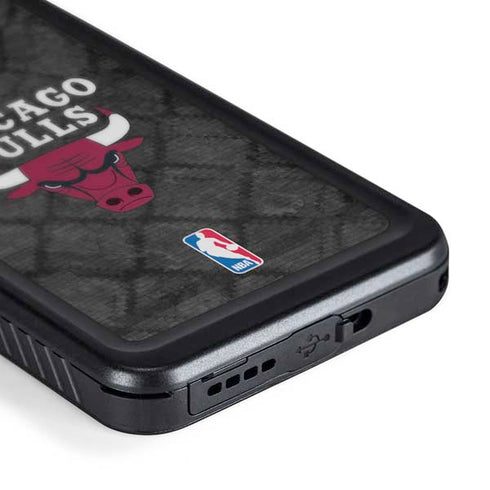 NBA Chicago Bulls Dark Rust Galaxy S24 Plus Waterproof Case