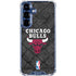 NBA Chicago Bulls Dark Rust Galaxy S25 Plus Clear Case