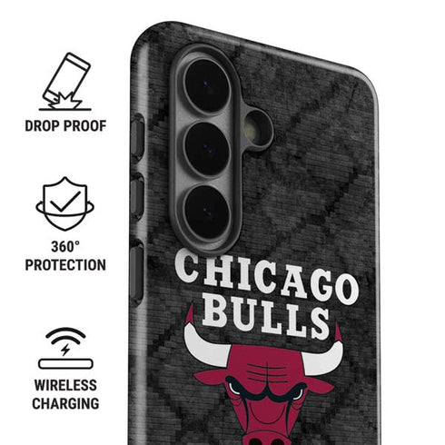 NBA Chicago Bulls Dark Rust Galaxy S26 Impact Case