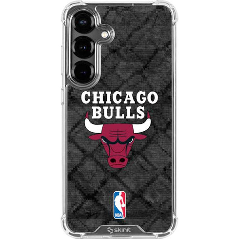 NBA Chicago Bulls Dark Rust Galaxy S26 Plus Clear Case