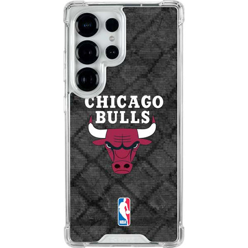 NBA Chicago Bulls Dark Rust Galaxy S26 Ultra Clear Case