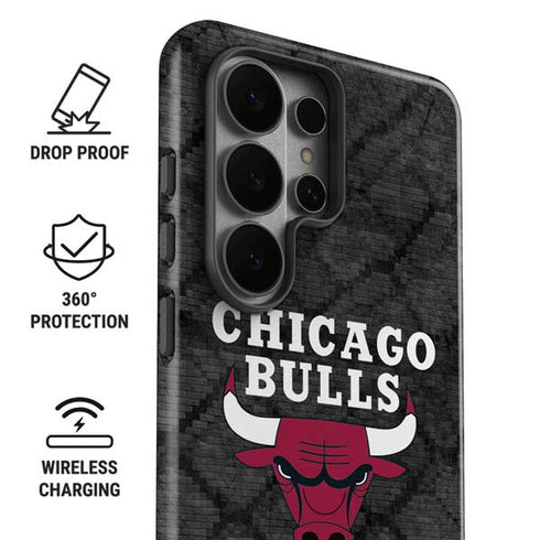 NBA Chicago Bulls Dark Rust Galaxy S26 Ultra Impact Case