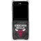 NBA Chicago Bulls Dark Rust Galaxy Z Flip6 Clear Case