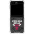 NBA Chicago Bulls Dark Rust Galaxy Z Flip6 Clear Case