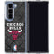 NBA Chicago Bulls Dark Rust Galaxy Z Fold5 5G Clear Case