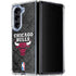 NBA Chicago Bulls Dark Rust Galaxy Z Fold5 5G Clear Case