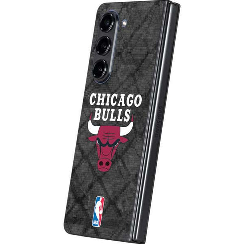 NBA Chicago Bulls Dark Rust Galaxy Z Fold5 5G Skin