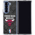 NBA Chicago Bulls Dark Rust Galaxy Z Fold6 Clear Case