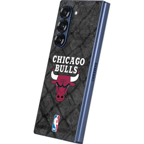 NBA Chicago Bulls Dark Rust Galaxy Z Fold6 Skin