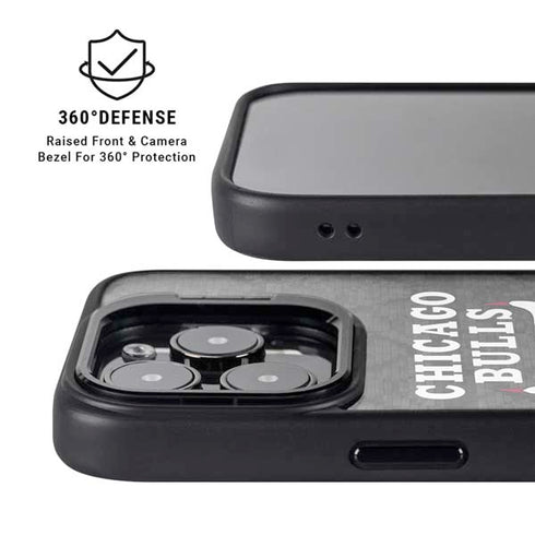 NBA Chicago Bulls Dark Rust iPhone 13 Pro Kickstand Case