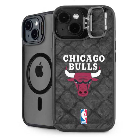NBA Chicago Bulls Dark Rust iPhone 14 Plus Kickstand Case