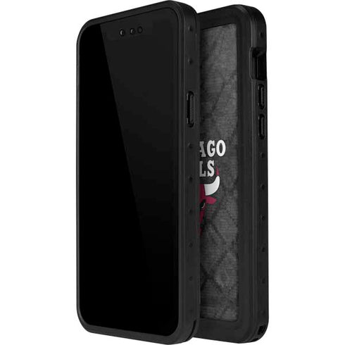NBA Chicago Bulls Dark Rust iPhone 15 Pro Waterproof Case