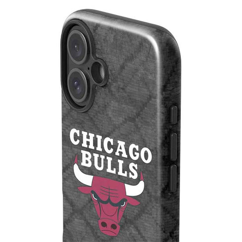 NBA Chicago Bulls Dark Rust iPhone 16 Impact Case