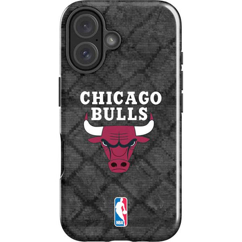 NBA Chicago Bulls Dark Rust iPhone 16 Plus Impact Case