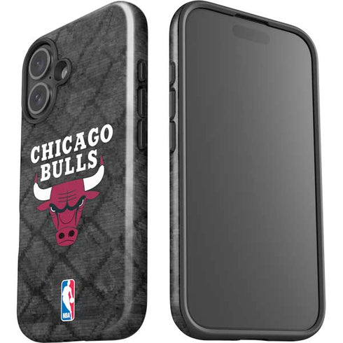 NBA Chicago Bulls Dark Rust iPhone 16 Plus Impact Case