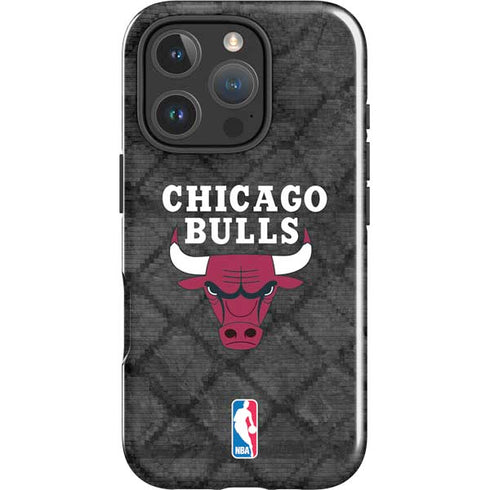 NBA Chicago Bulls Dark Rust iPhone 16 Pro Impact Case