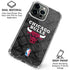 NBA Chicago Bulls Dark Rust iPhone 16 Pro Max Clear Case