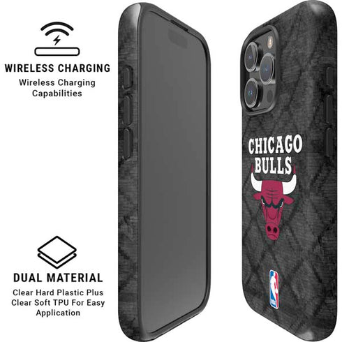 NBA Chicago Bulls Dark Rust iPhone 16 Pro Max Magsafe Impact Case