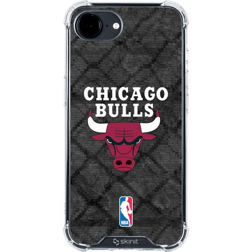 NBA Chicago Bulls Dark Rust iPhone 16e Clear Case