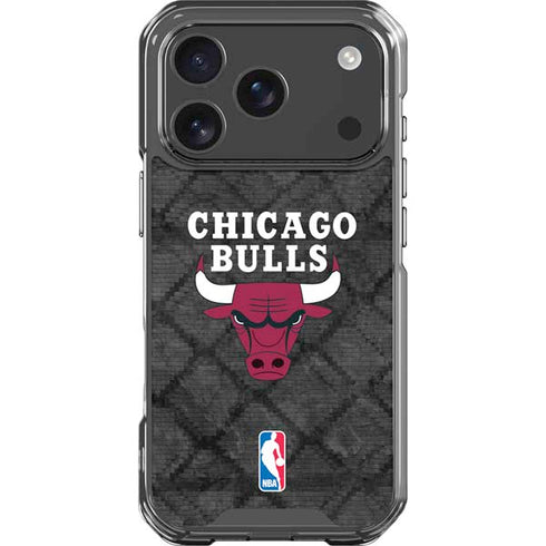 NBA Chicago Bulls Dark Rust iPhone 18 Pro Clear Case