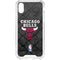 NBA Chicago Bulls Dark Rust iPhone XS Clear Case