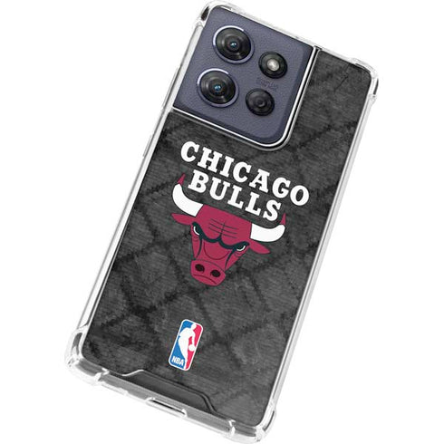 NBA Chicago Bulls Dark Rust Moto G 5G (2025) Clear Case