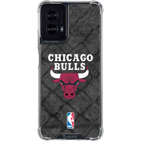 NBA Chicago Bulls Dark Rust Moto G Power 5G (2024) Clear Case