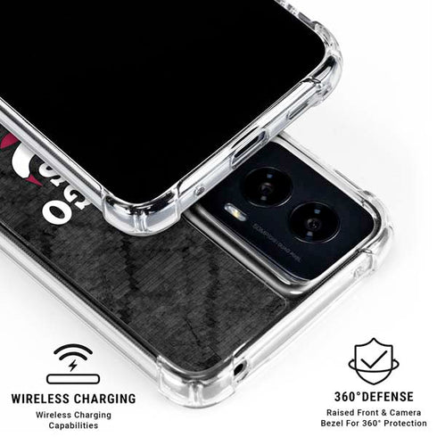 NBA Chicago Bulls Dark Rust Moto G Power 5G (2024) Clear Case