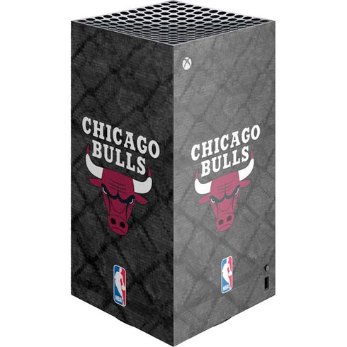 NBA Chicago Bulls Dark Rust XBox Series X Digital Edition Console Skin