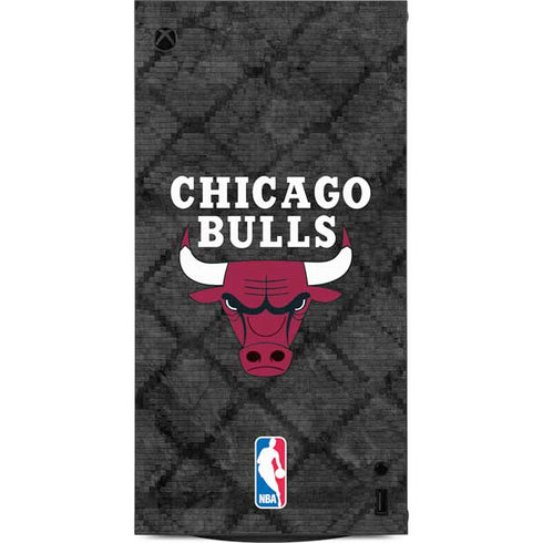NBA Chicago Bulls Dark Rust XBox Series X Digital Edition Console Skin