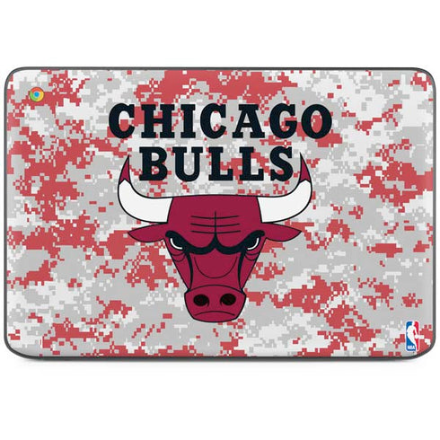 NBA Chicago Bulls Digi Camo HP Chromebook Skin