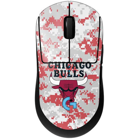 NBA Chicago Bulls Digi Camo G Pro Wireless Gaming Mouse Skin