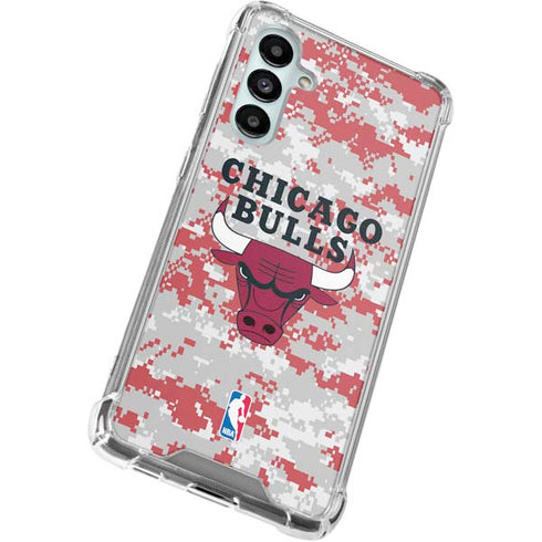 NBA Chicago Bulls Digi Camo Galaxy A16 5G Clear Case