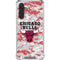 NBA Chicago Bulls Digi Camo Galaxy A17 Clear Case