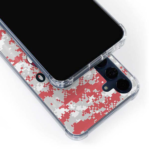 NBA Chicago Bulls Digi Camo Galaxy A35 5G Clear Case