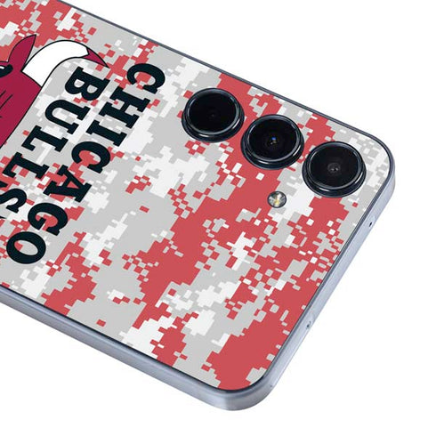 NBA Chicago Bulls Digi Camo Galaxy A55 5G Skin