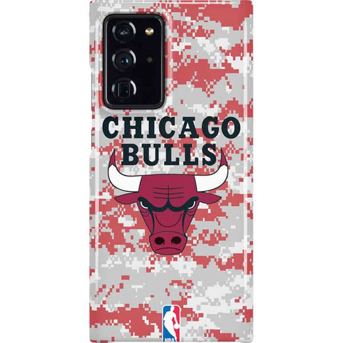 NBA Chicago Bulls Digi Camo Galaxy Cases