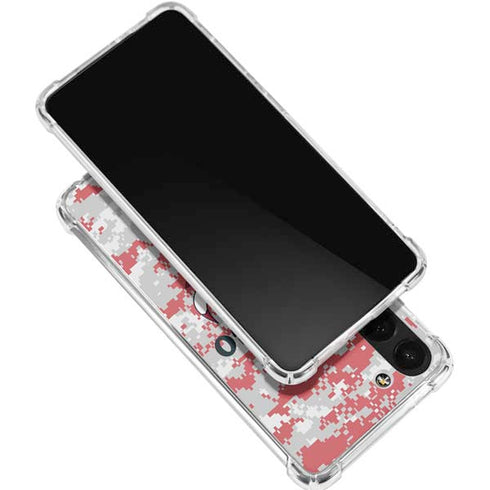 NBA Chicago Bulls Digi Camo Galaxy S24 FE Clear Case