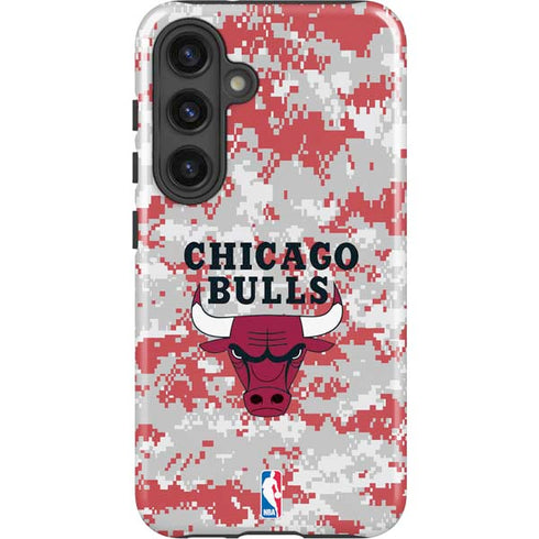 NBA Chicago Bulls Digi Camo Galaxy S25 Impact Case