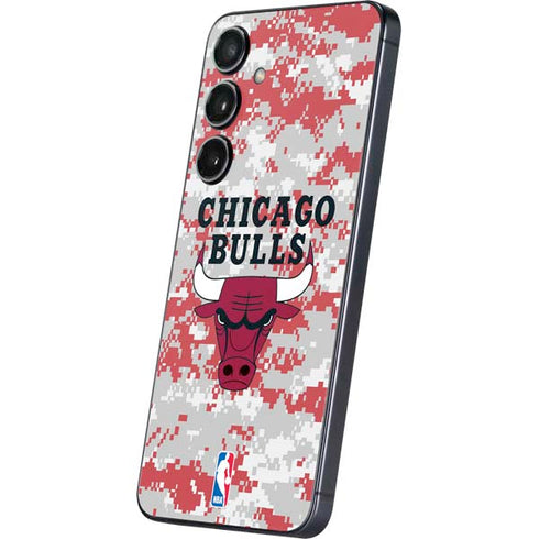 NBA Chicago Bulls Digi Camo Galaxy S24 Plus Skin