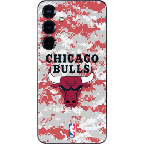 NBA Chicago Bulls Digi Camo Galaxy S25 Skin