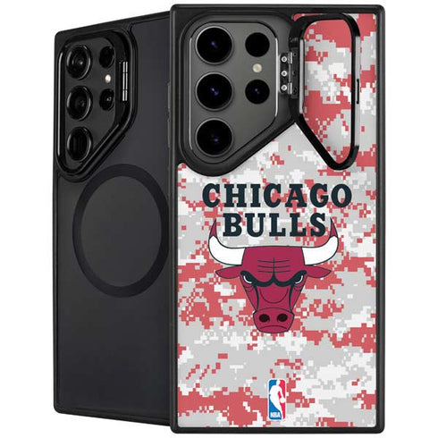 NBA Chicago Bulls Digi Camo Galaxy Cases