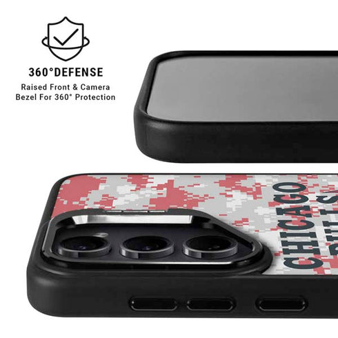 NBA Chicago Bulls Digi Camo Galaxy S25 Ultra Kickstand Case