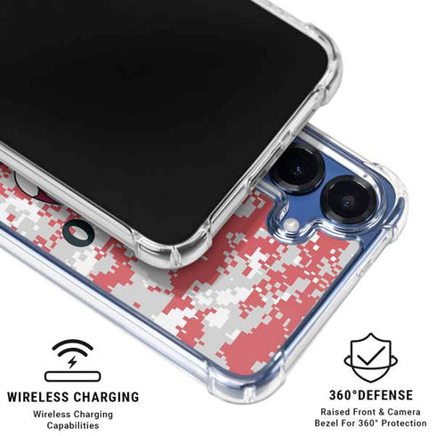 NBA Chicago Bulls Digi Camo Galaxy S25 Clear Case