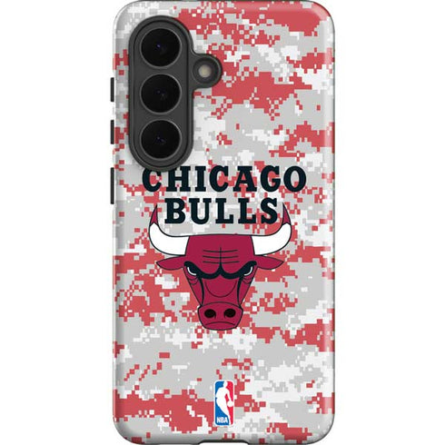 NBA Chicago Bulls Digi Camo Galaxy S26 Impact Case