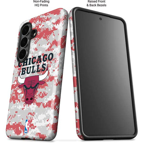 NBA Chicago Bulls Digi Camo Galaxy S26 Impact Case
